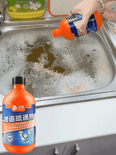MOMENG Foaming Lemon Drain Clog Remover Agent 