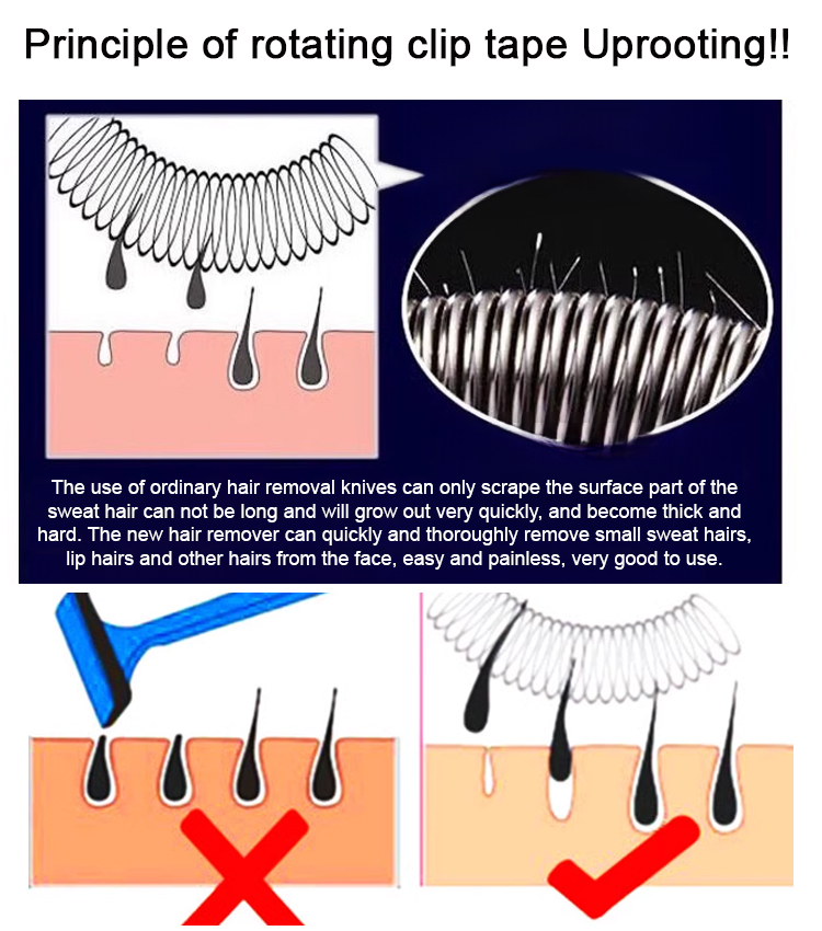 【Beauty Essential】Effortlessly Remove Facial Hair with Face Threading Tool