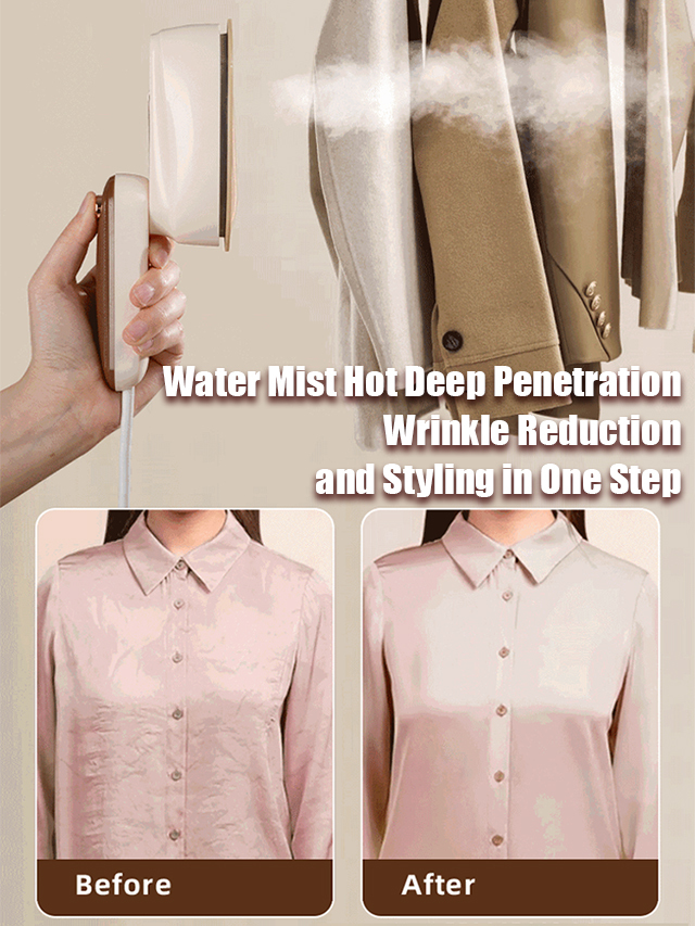 Small handheld ironing machine for home use