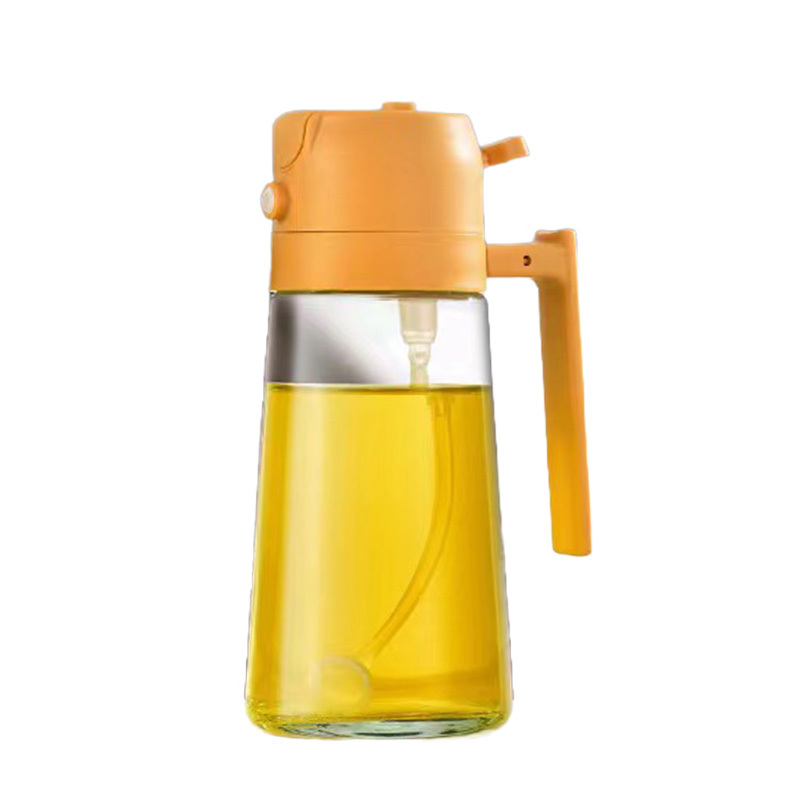 Kitchen glass high temperature resistant spray and pour one oil pot