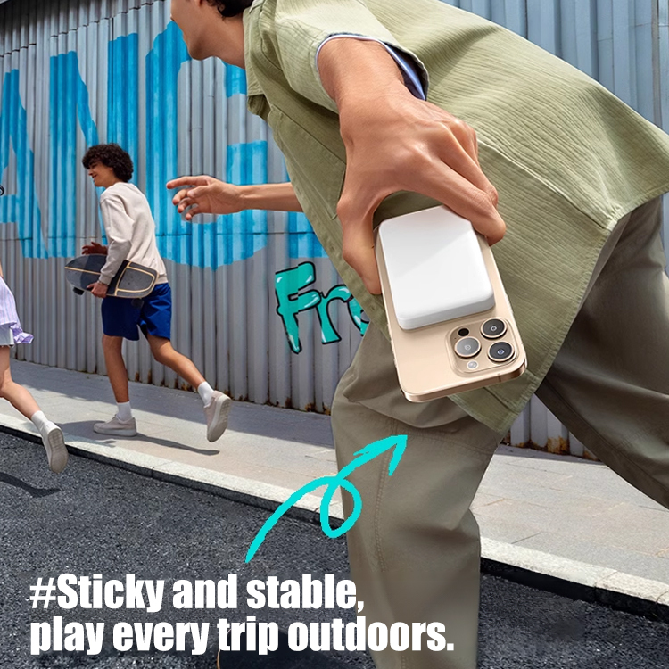 Magnetic Charging Power Bank and Earphone Set, Six-piece Set