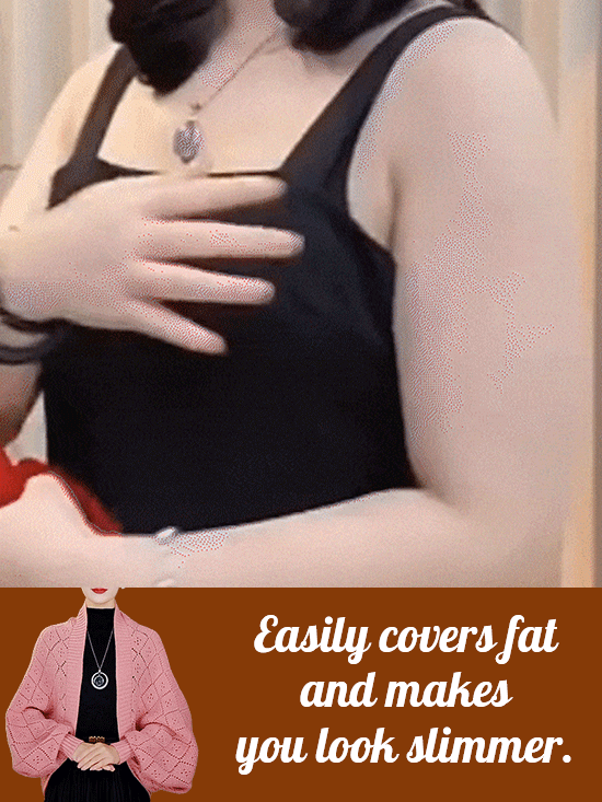 【Versatile Clothing】Plaid Knit Shawl Cardigan