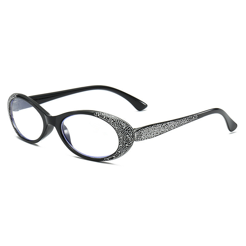Fashionable diamond-studded beauty reading glasses
