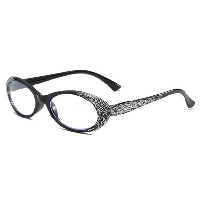 Fashionable diamond-studded beauty reading glasses