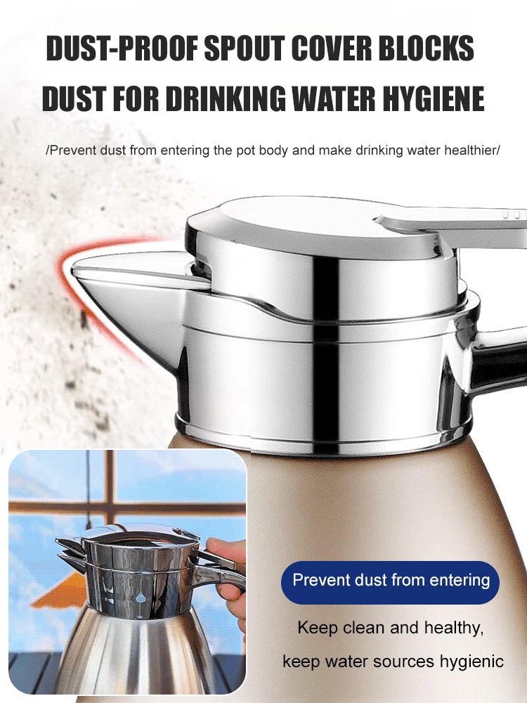 【German Technology】304 stainless steel double-layer thermos pot