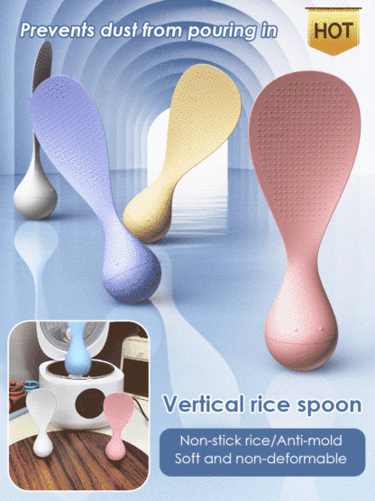 Meigejia tumbler rice spoon tumbler rice spoon non-stick rice kitchen standing rice spoon