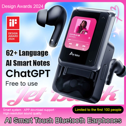 New Bluetooth touchscreen headphones