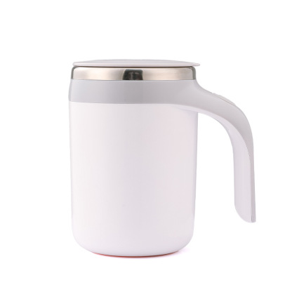 Automatic magnetic mixing cup