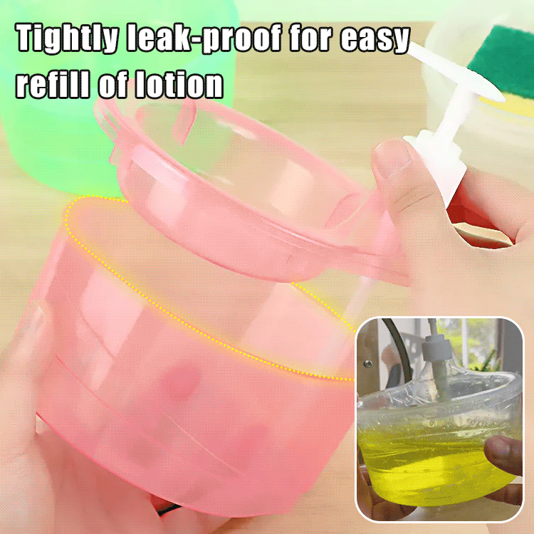 Press-and-Dispense Liquid Dish Soap Box