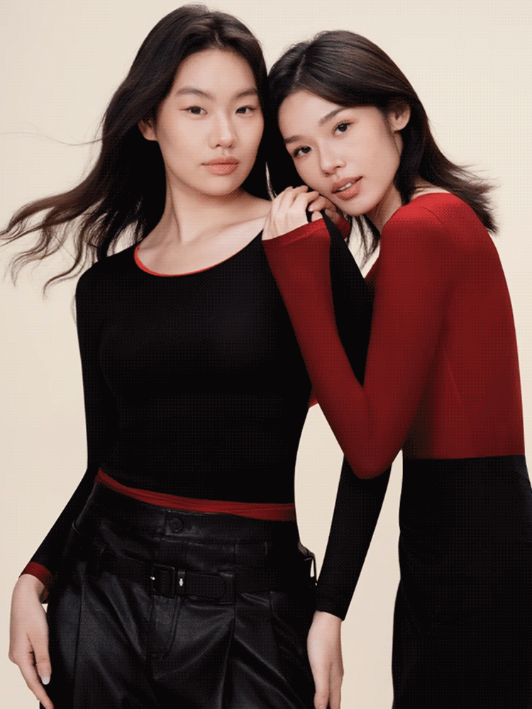 [Hot sale in Korea] Ultra-thin hyaluronic acid seamless skin care clothing two-piece set