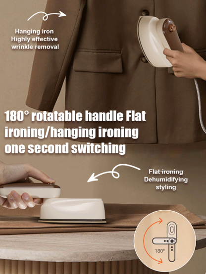 Small handheld ironing machine for home use