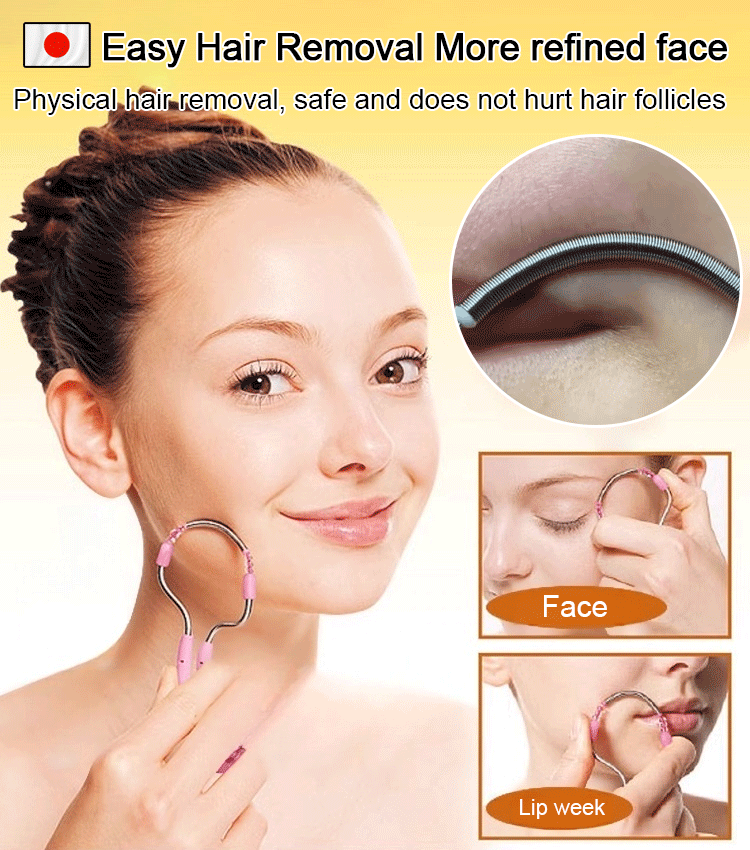 【Beauty Essential】Effortlessly Remove Facial Hair with Face Threading Tool