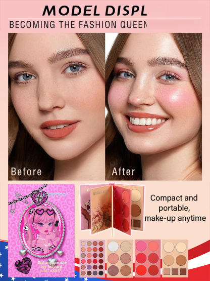 【A Complete Makeup Set】TT Bestseller Book Makeup Palette