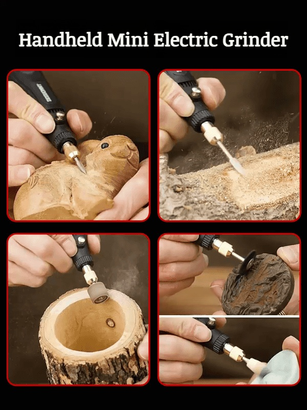 Handcarved multifunctional mini handheld micro electric pen