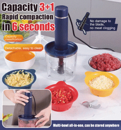 Small household multi-function food processor