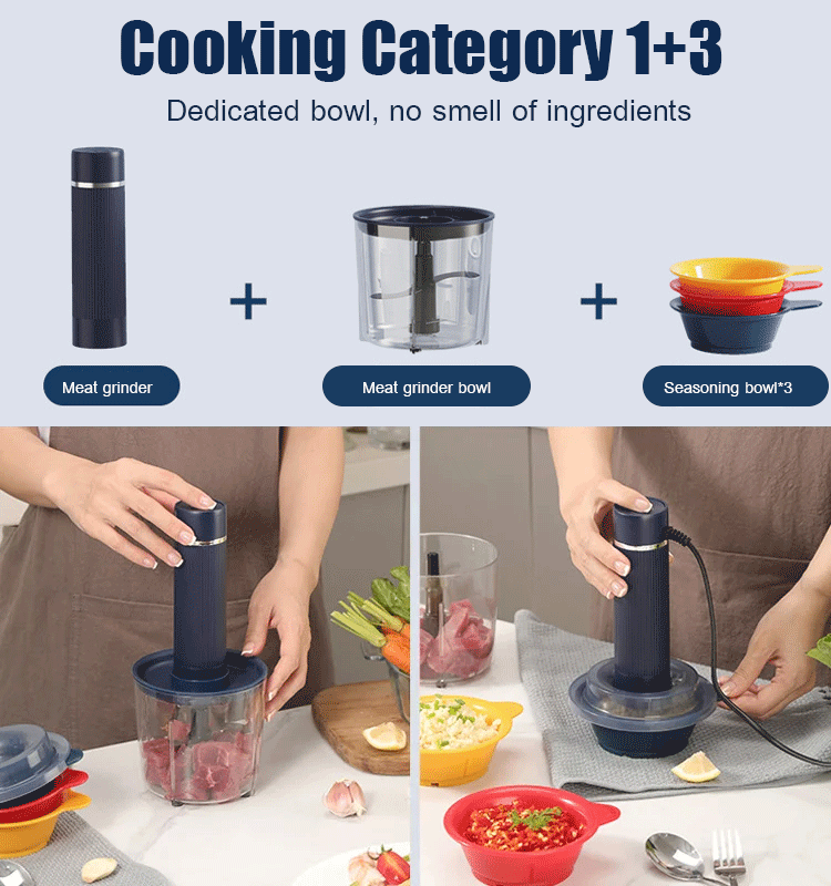 Small household multi-function food processor