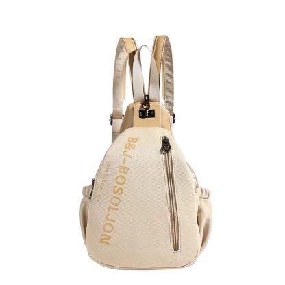 Ladies large capacity shoulder bag Multicompartment antitheft lightweight chest bag shoulder bag