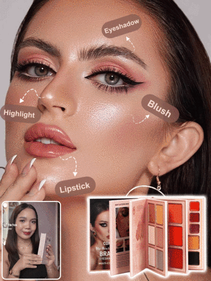 78-color 5-layer book makeup palette