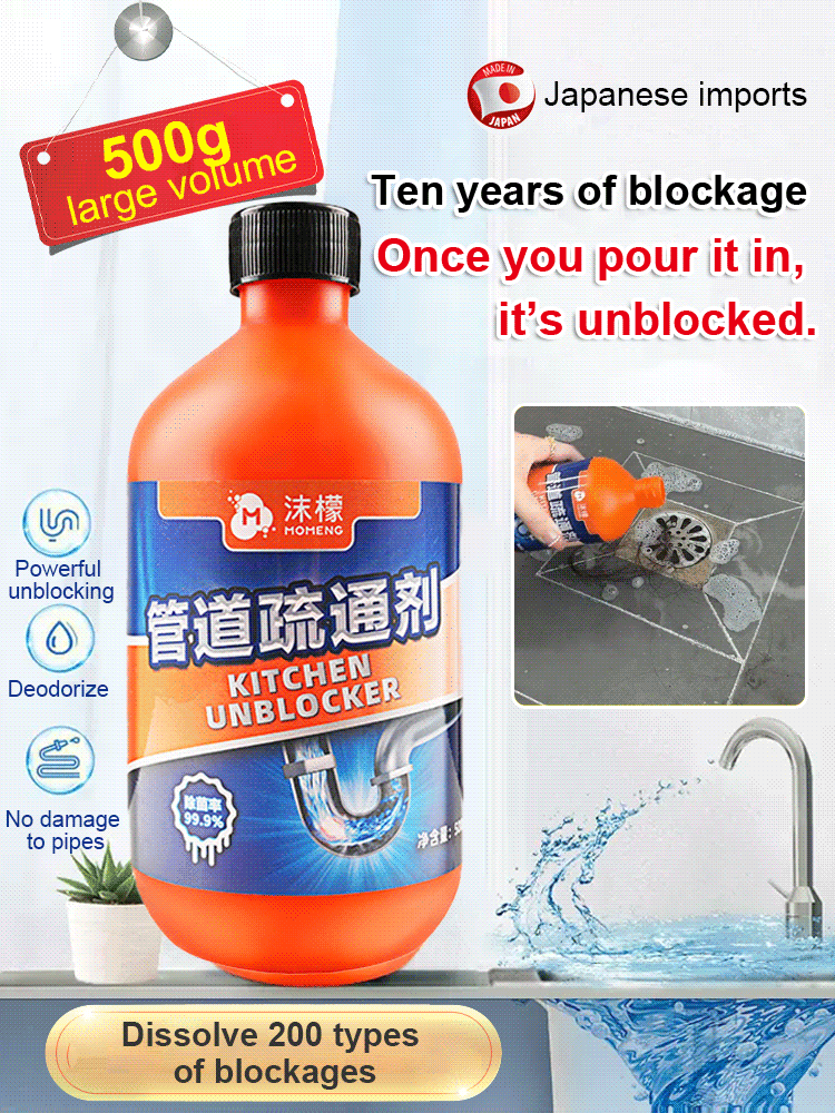 MOMENG Foaming Lemon Drain Clog Remover Agent 