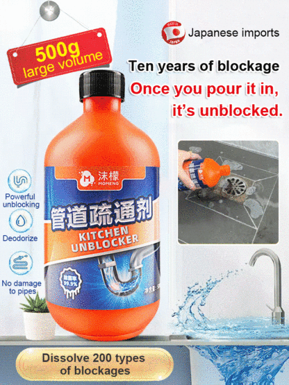 MOMENG Foaming Lemon Drain Clog Remover Agent 