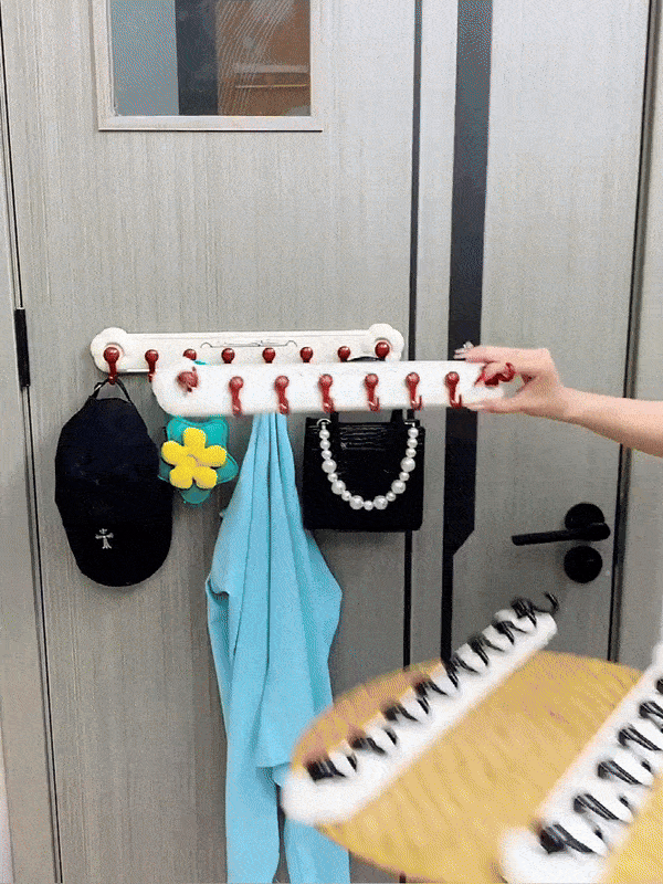 多功能吸盤式強承重花朵八連掛鉤