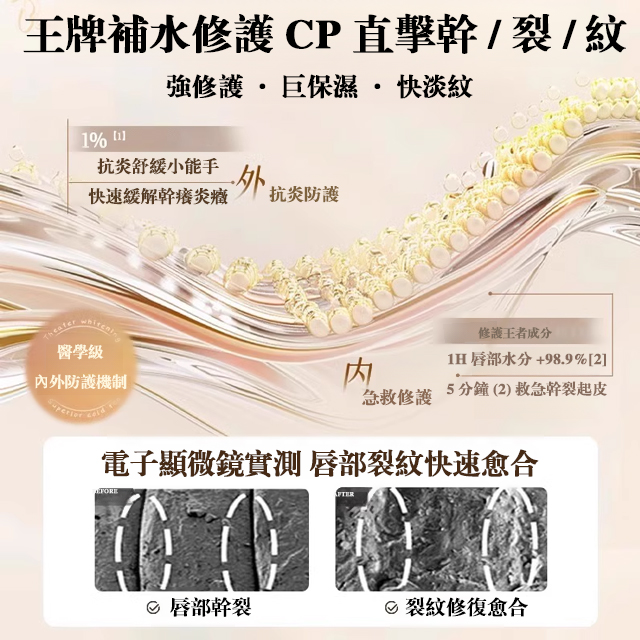 【日銷一萬支】爆款保濕滋潤淡唇紋精華