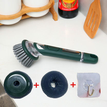 不臟手自動出液長柄鍋刷套裝