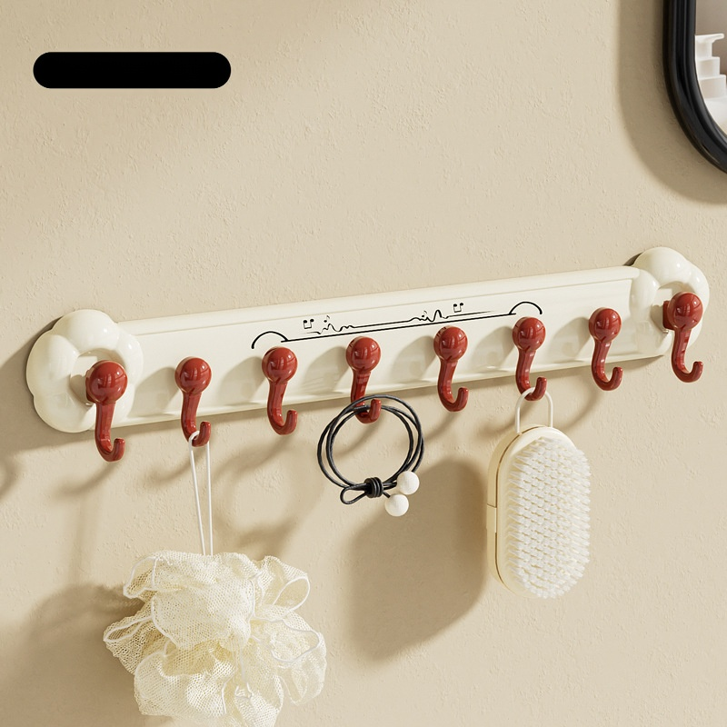 多功能吸盤式強承重花朵八連掛鉤