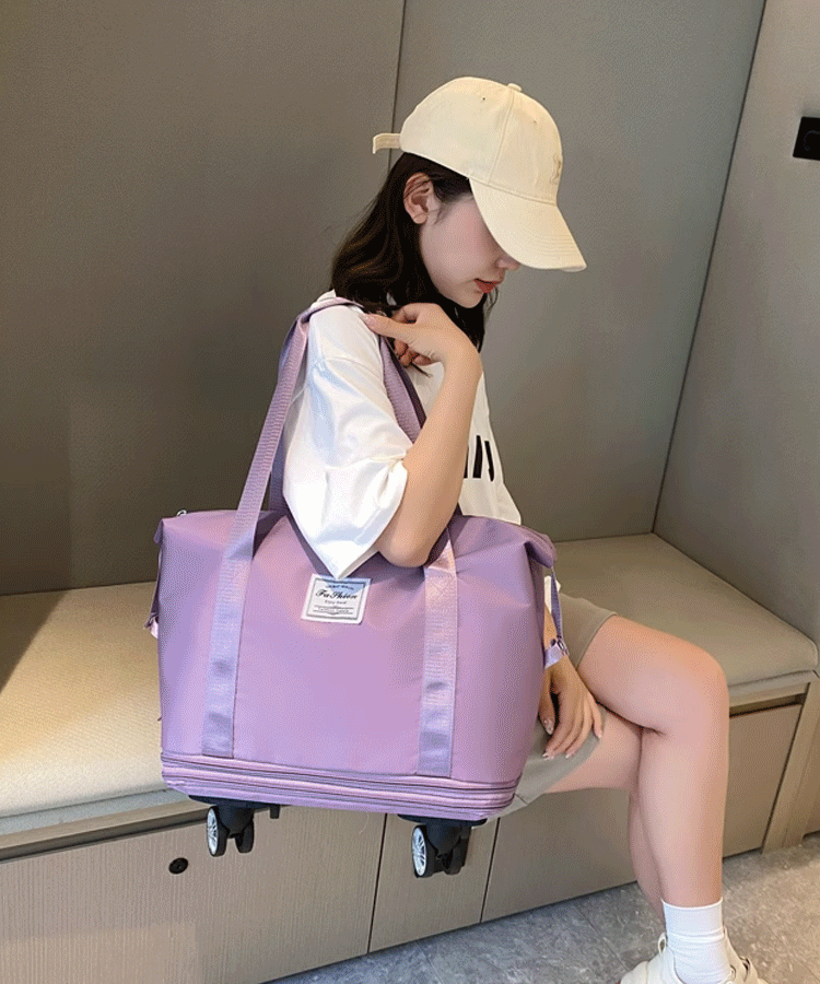 萬向輪超大容量幹濕分離包