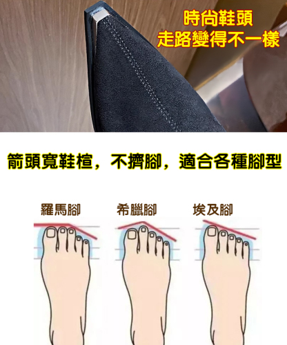 韓版兩穿時裝高跟靴