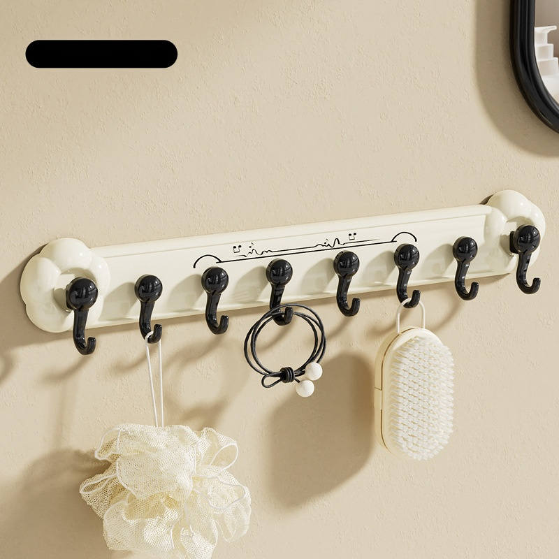 多功能吸盤式強承重花朵八連掛鉤