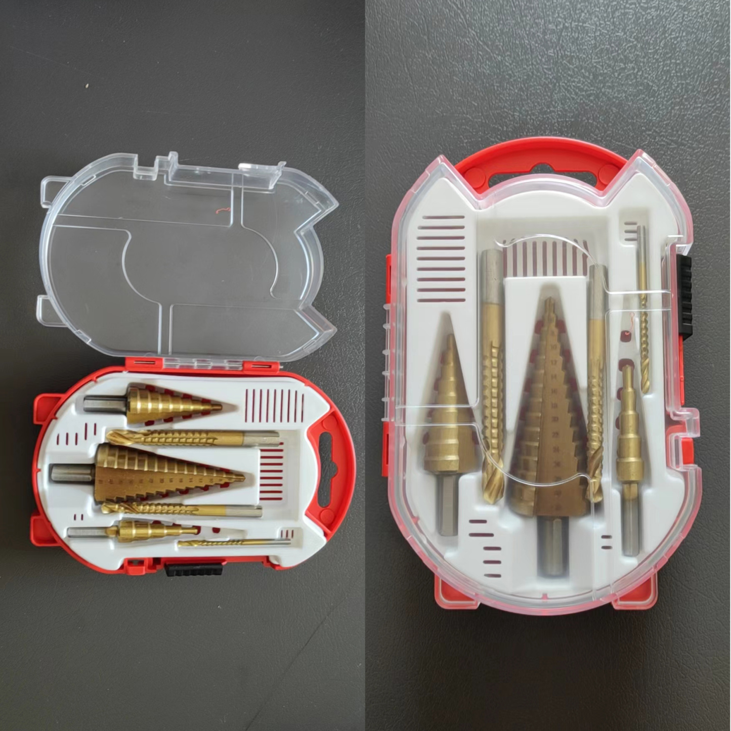 直槽階梯鑽6件套