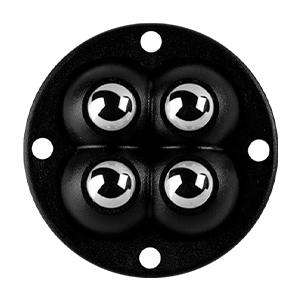 順滑省力家用粘貼式萬向滾珠滑輪