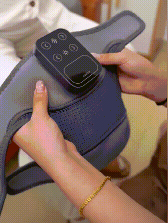 自發性熱電加熱護膝按摩儀