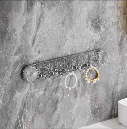 旋轉吸盤波紋連排掛鉤