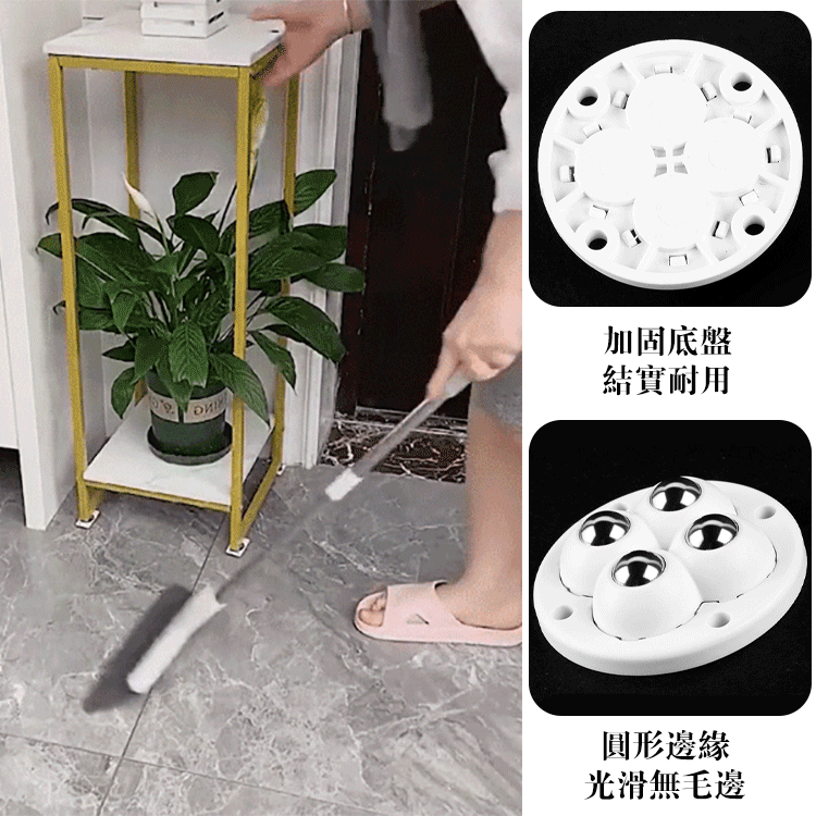 順滑省力家用粘貼式萬向滾珠滑輪