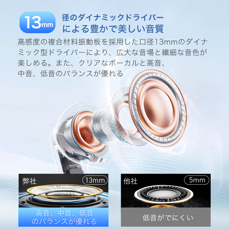 T16 ワイヤレスイヤホン
