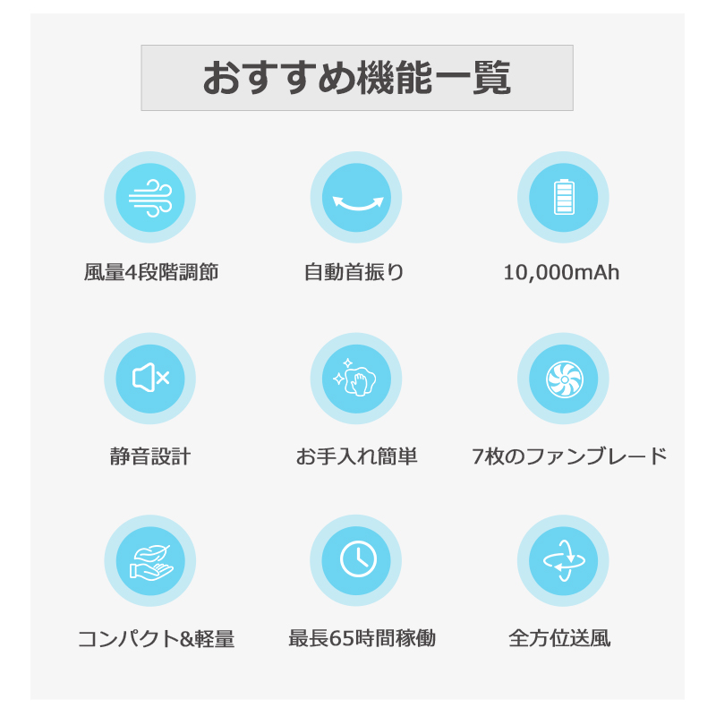 C9sクリップ 扇風機