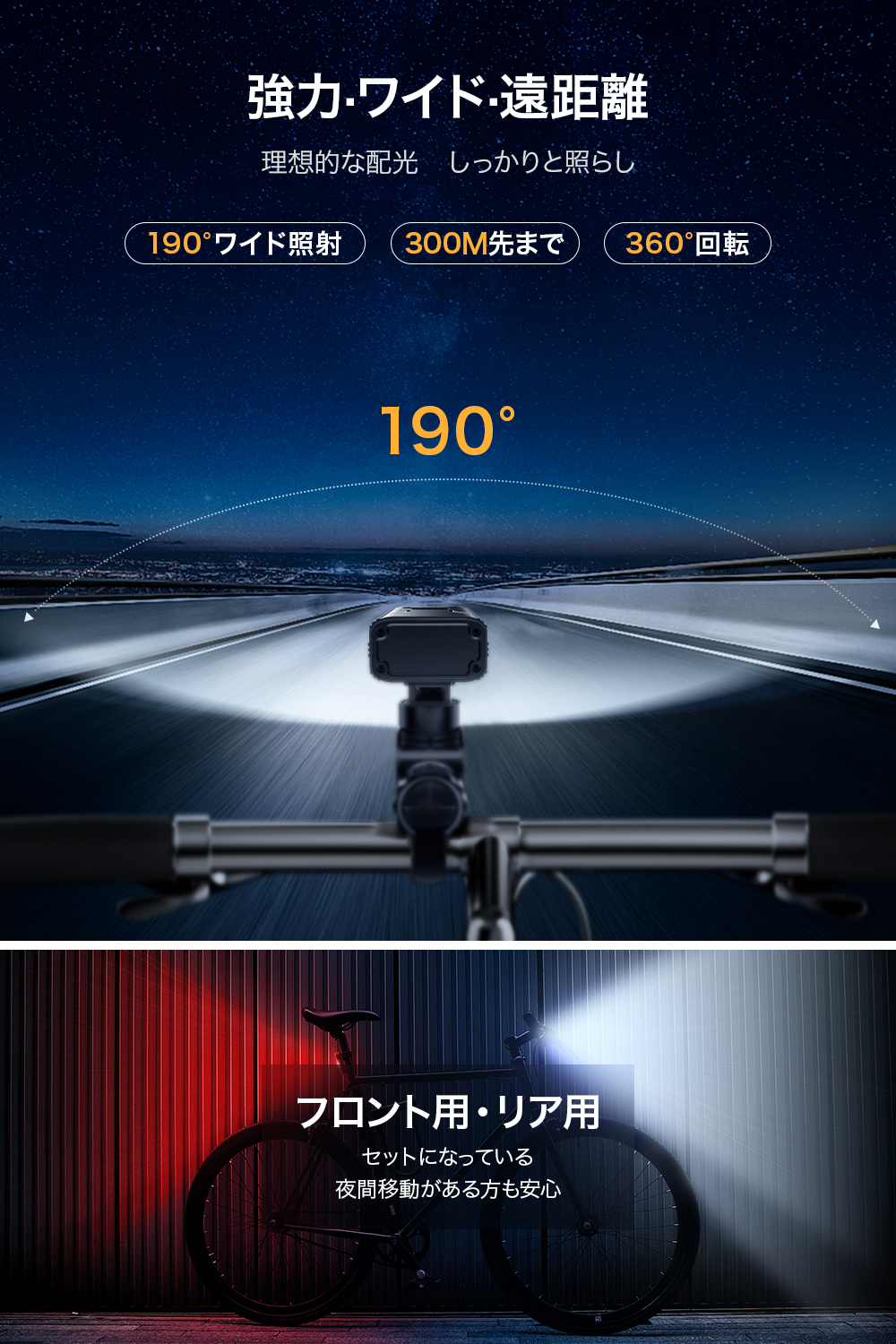 KX4 自転車ライト