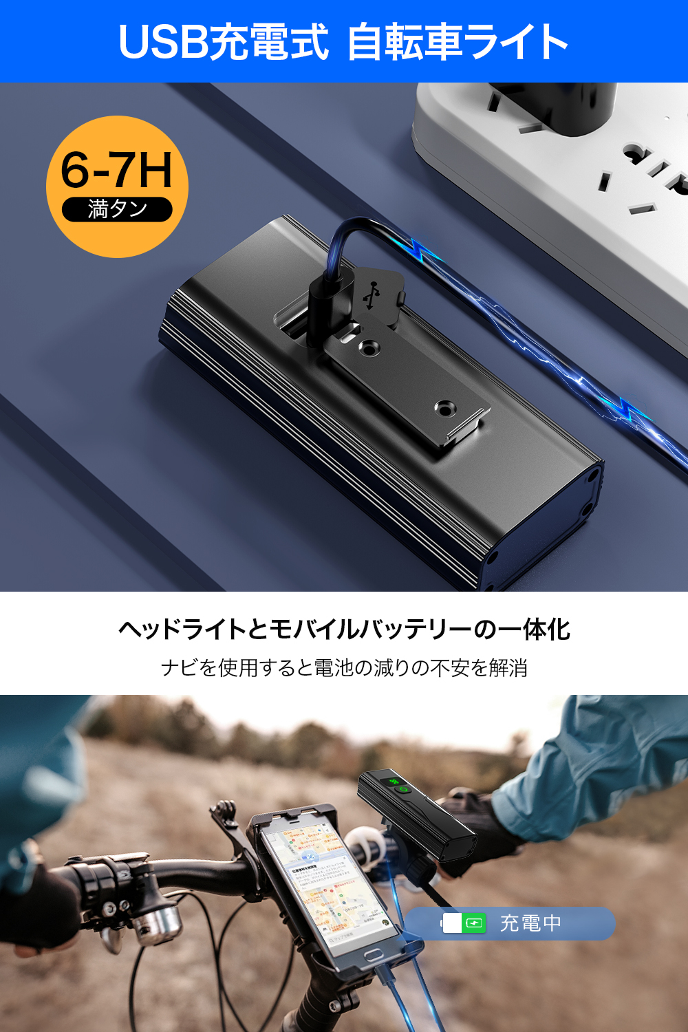 KX4 自転車ライト