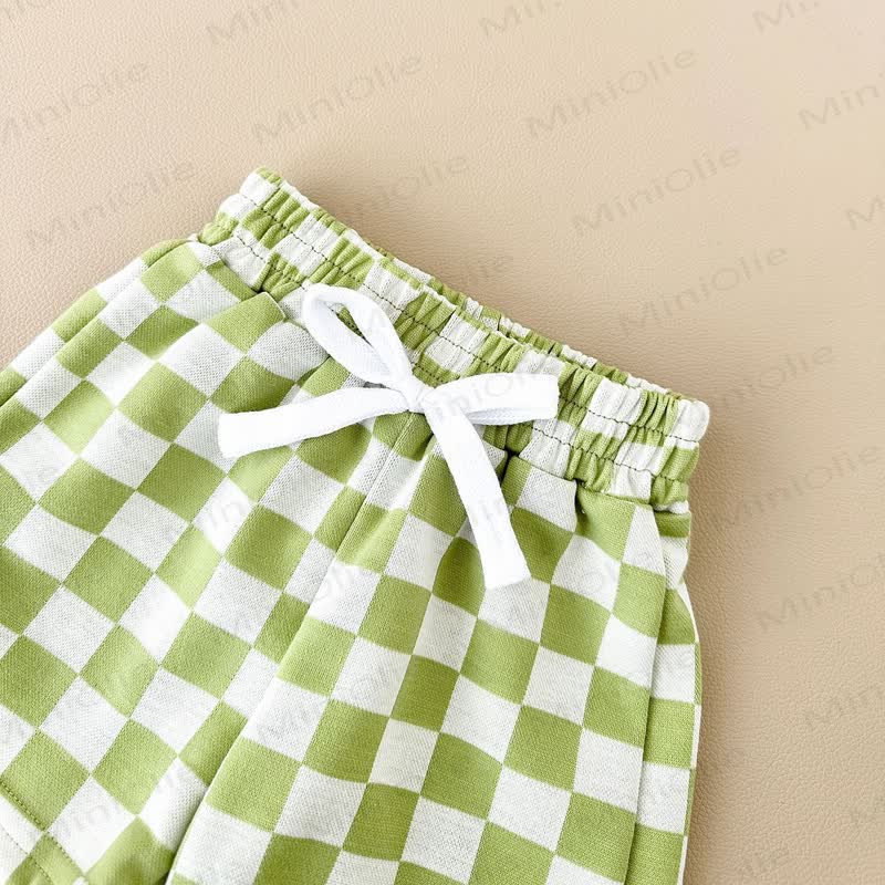 Baby 2-Piece Soft Checkerboard Sweatsuit Set - image 8
