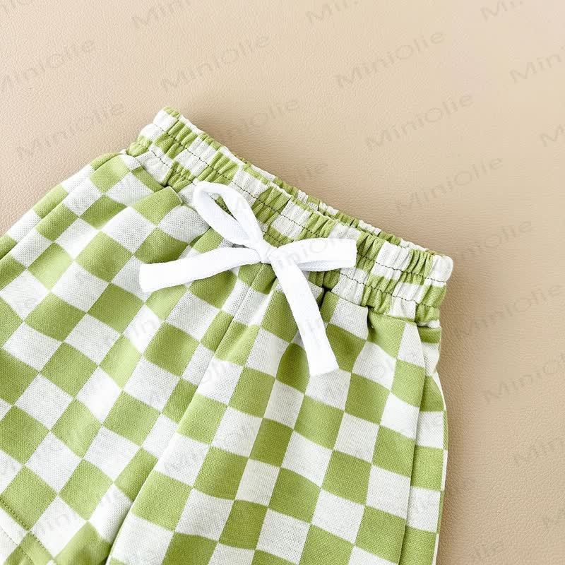 Baby 2-Piece Soft Checkerboard Sweatsuit Set - image 8