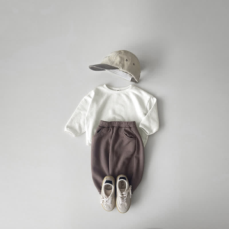 Baby Toddler Solid Color Loose T-Shirt - image 9