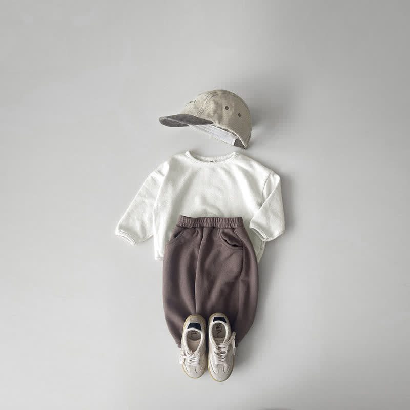 Baby Toddler Solid Color Loose T-Shirt - image 9