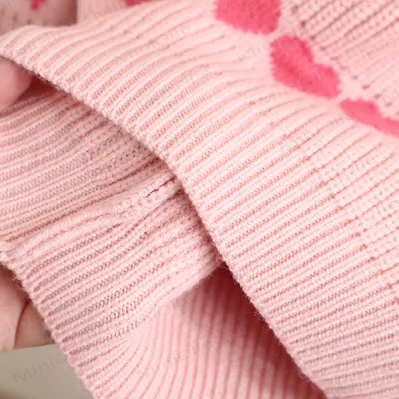 Toddler 2-Piece Knitted Jacquard Heart Set - image 11