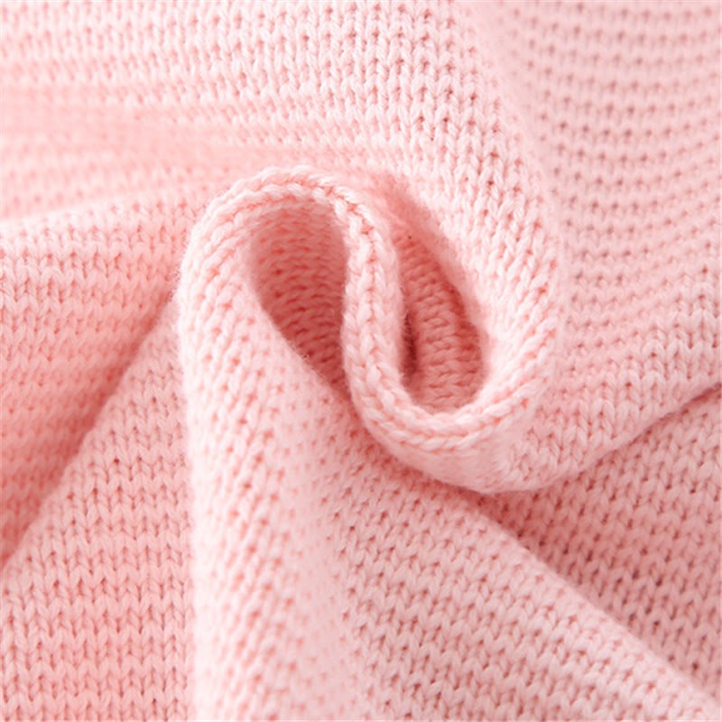  Baby Pink Floral Lace Collar Romper with Hat - image 9