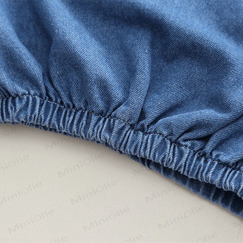 Toddler 2-Piece Zipper Denim Cool Set - image 7