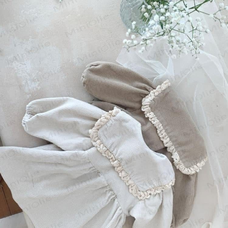 Baby Girl Peter Pan Collar Corduroy Dress - image 4