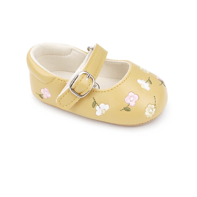 Baby Flower Embroidered Shoes - image 23