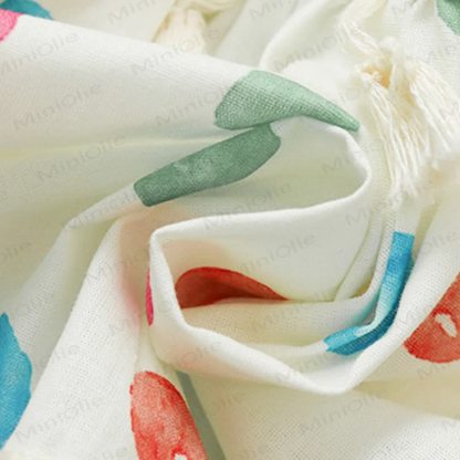 Toddler Girls Cotton Puff Sleeves Polka Dot Dress - image 7